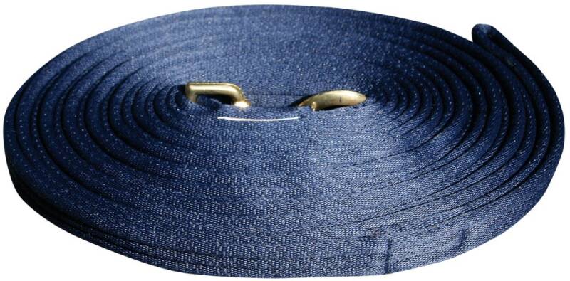Longeerlijn Soft 8m. — Navy