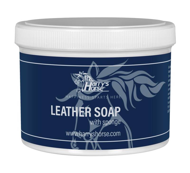 Harry's Horse Lederzeep met spons (500 ml)