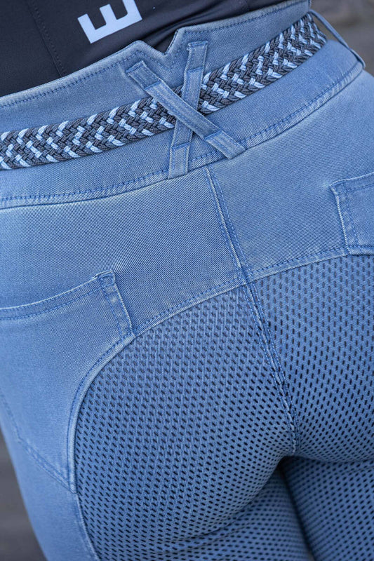 Rijbroek Trendy Denim Full Grip