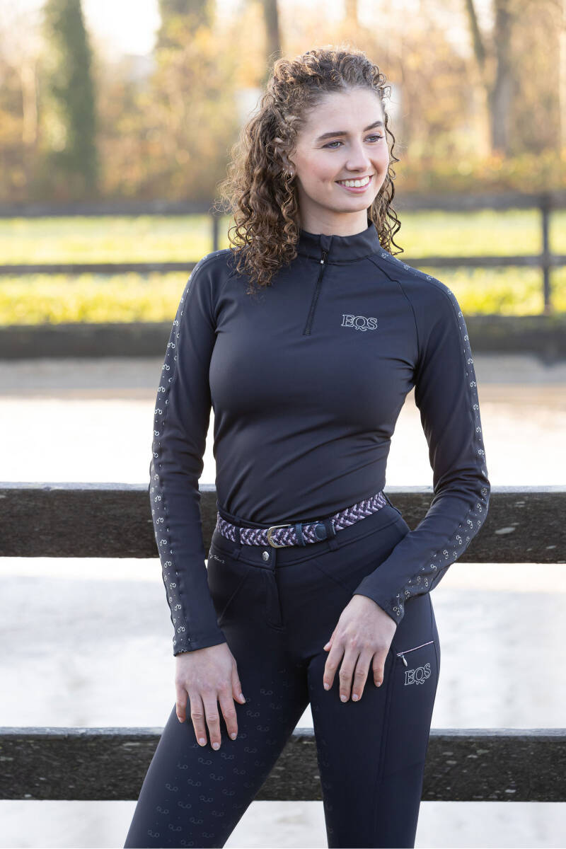 Shirt Sporty Glitter lange mouw