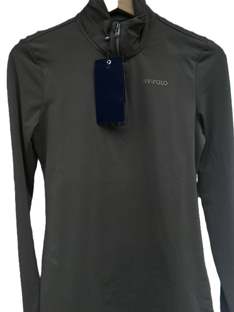 HV Polo Pull Lumi — Stone maat S